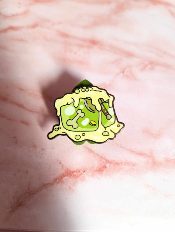 1.5" Jelly Cube RPG Enemy Enamel Pin