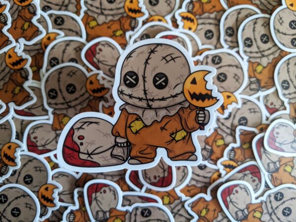 Trick-or-Treater Vinyl Sticker