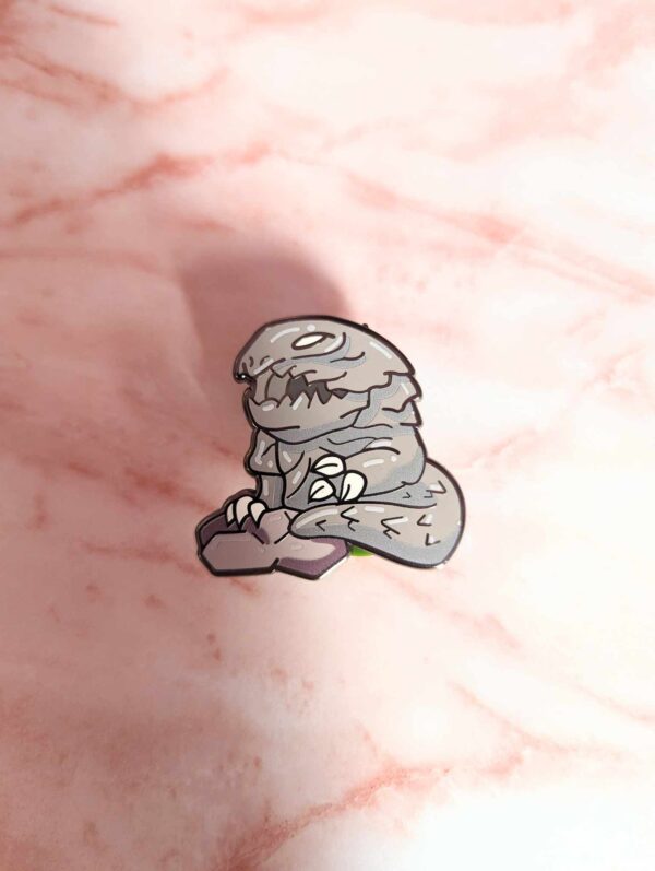 1.5" Rock Dragon RPG Enemy Enamel Pin