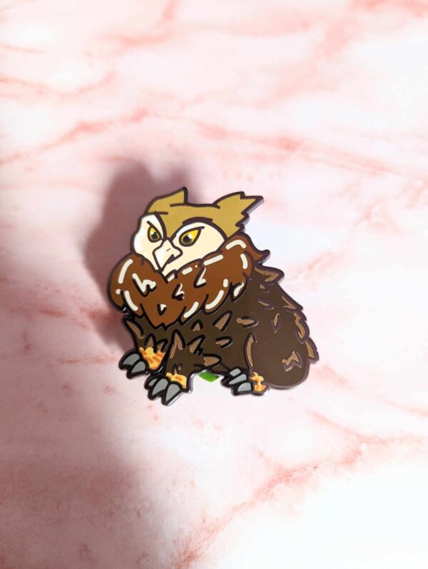 2" Owlbear RPG Enemy Enamel Pin