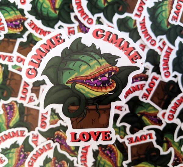 "Gimmie Gimmie Love" Vinyl Sticker