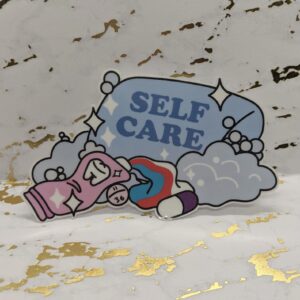 Self Care Vinyl Sticker