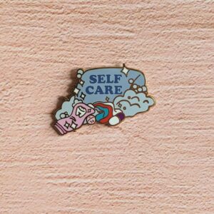 Self Care Enamel Pin