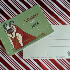 Krampus Postcard