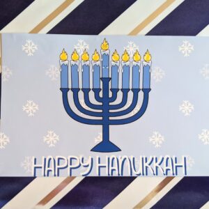 Happy Hanukkah Postcard
