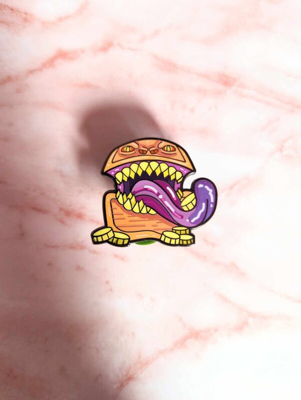 1.5" Mimic RPG Enemy Enamel Pin