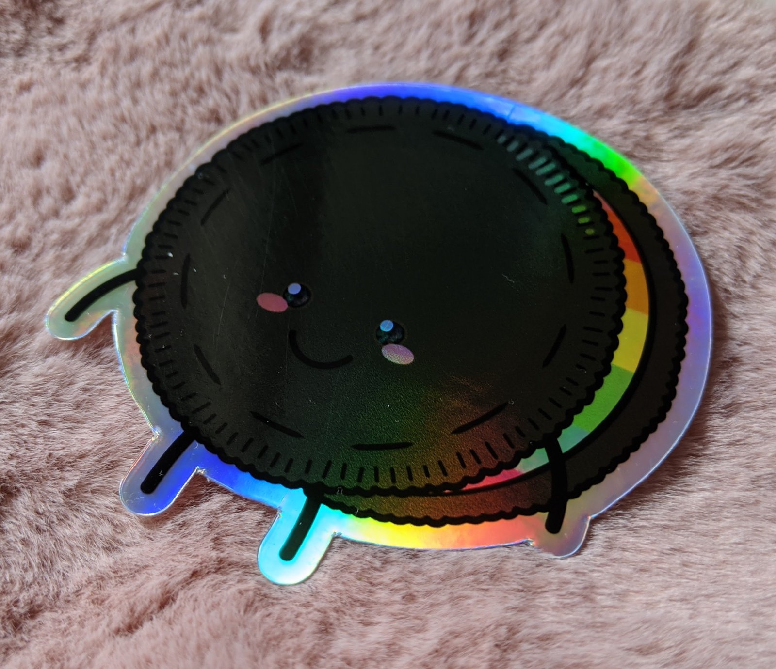 Holographic Pride Oreo Sticker