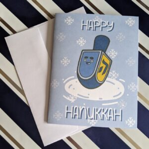 Dreidel Hanukkah Postcard