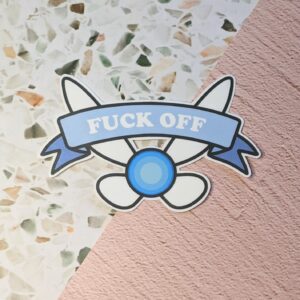 F Off Fairy Vinyl Sticker