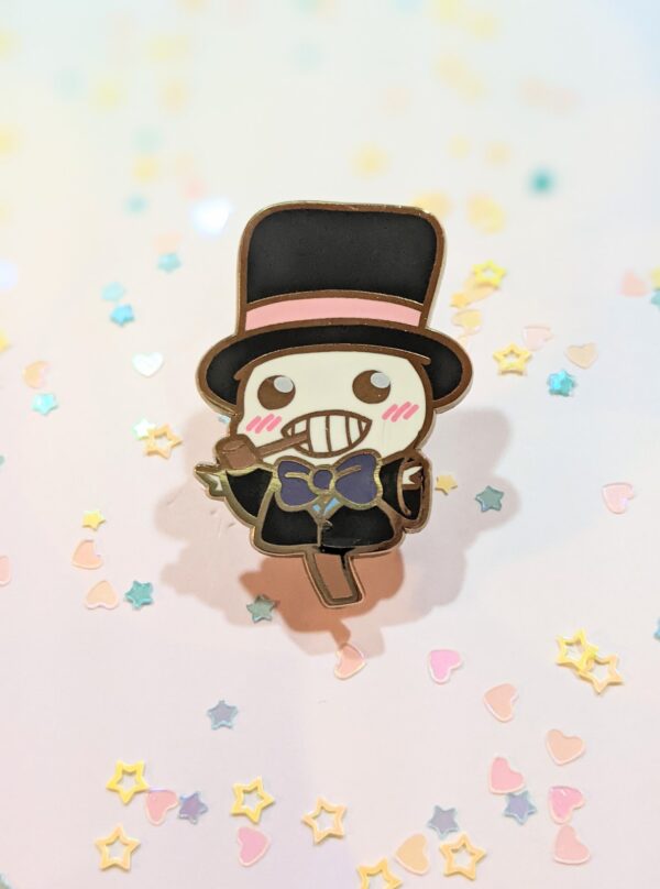 Turnip Scarecrow Enamel Pin