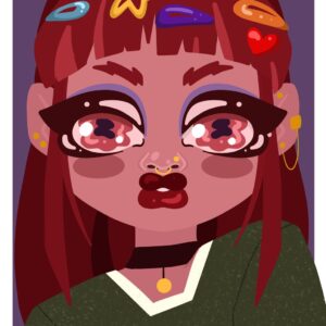 Decora Girl 11 x 17" Print