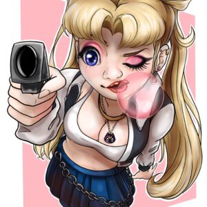 Decora Scout Girl 11 x 17" Print