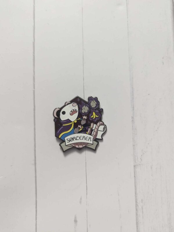 1.5" Sorcerer RPG Possum Enamel Pin