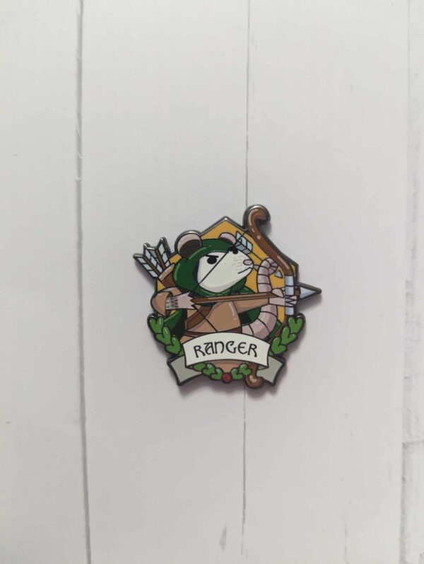 1.5" Ranger RPG Possum Enamel Pin