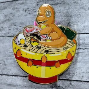 2" Fiery Ramen Bowl Enamel Pin