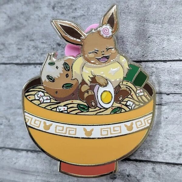 2" Eevee Ramen Bowl Enamel Pin