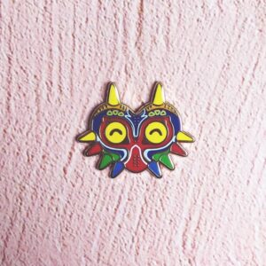 Happy Mask Enamel Pin