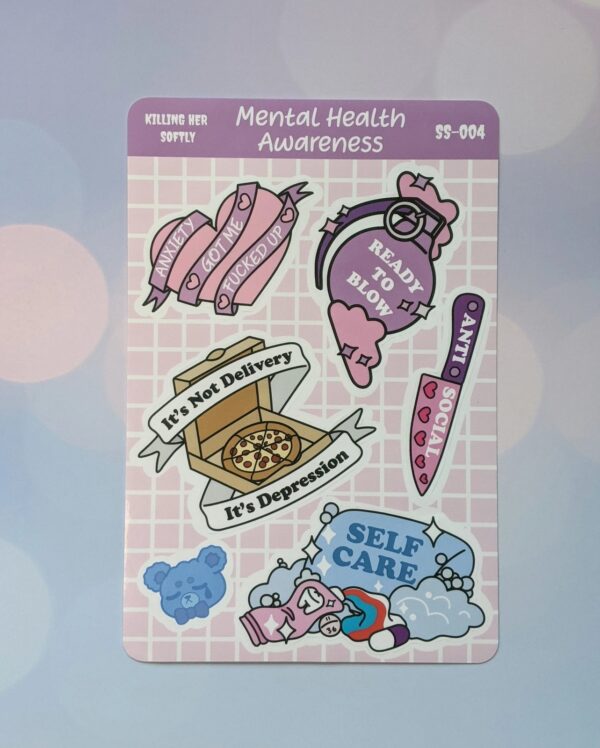 Mental Health Awareness Sticker Sheet