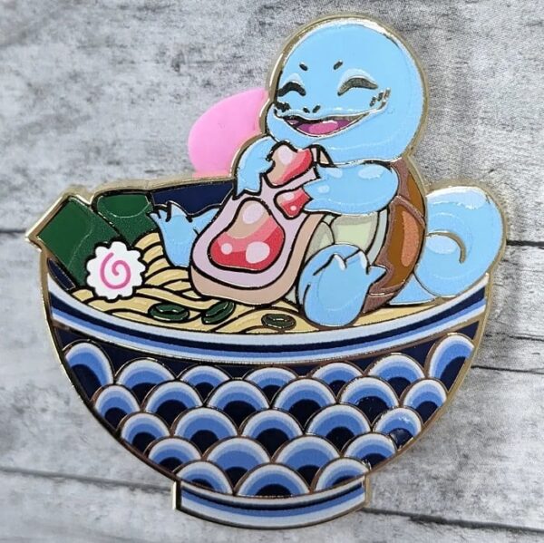 2" Turtle w/ Pork Ramen Bowl Enamel Pin